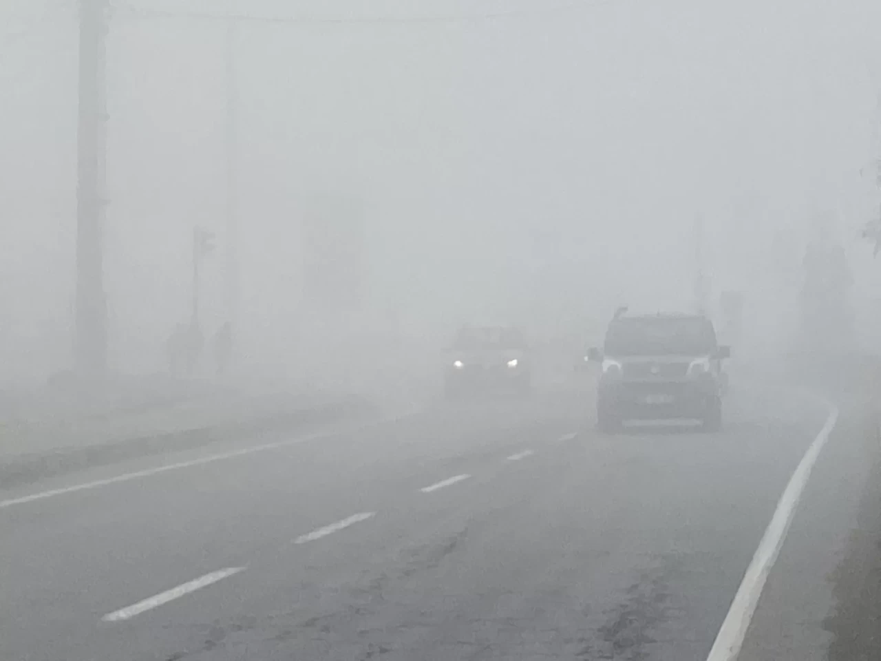 Iğdır’da yoğun sis etkili oldu: Görüş mesafesi düştü
