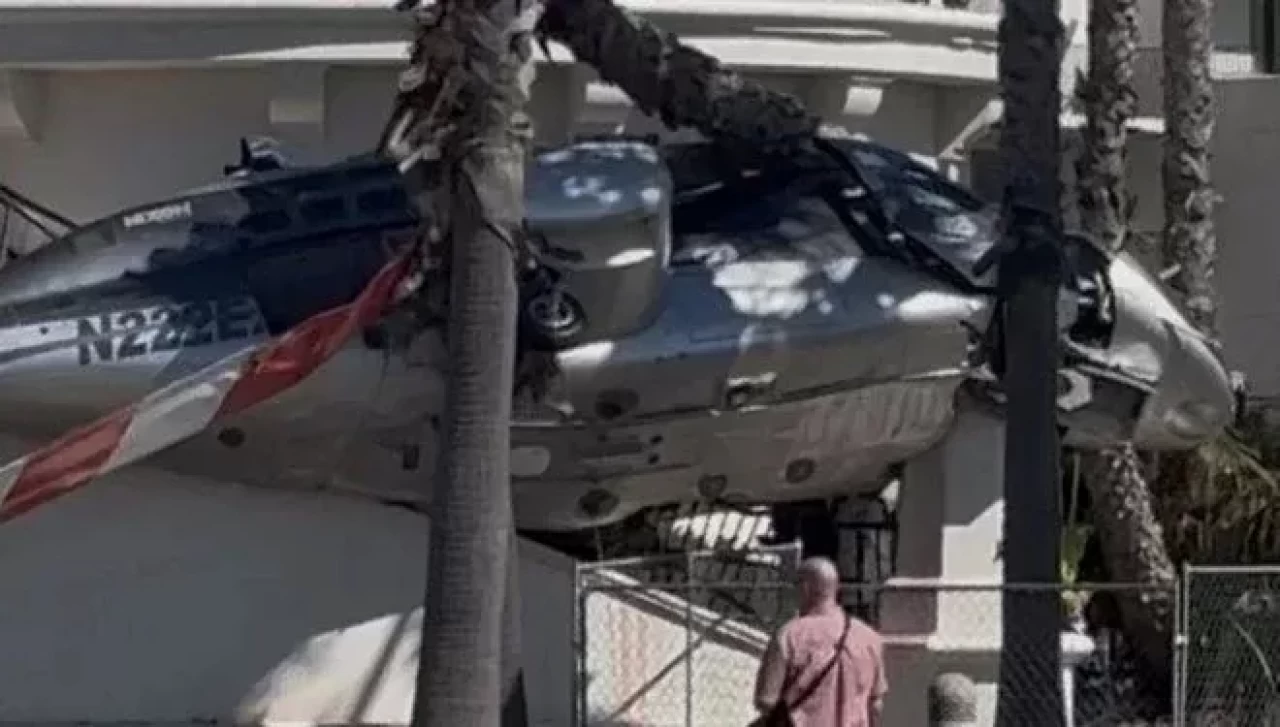 ABD'de helikopter kazası: 5 kişi yaralandı