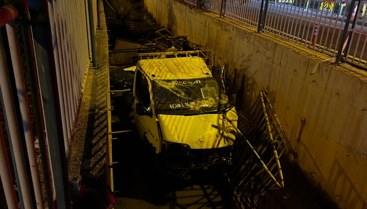 Kayseri’de kamyonet sulama kanalına düştü: 2 yaralı