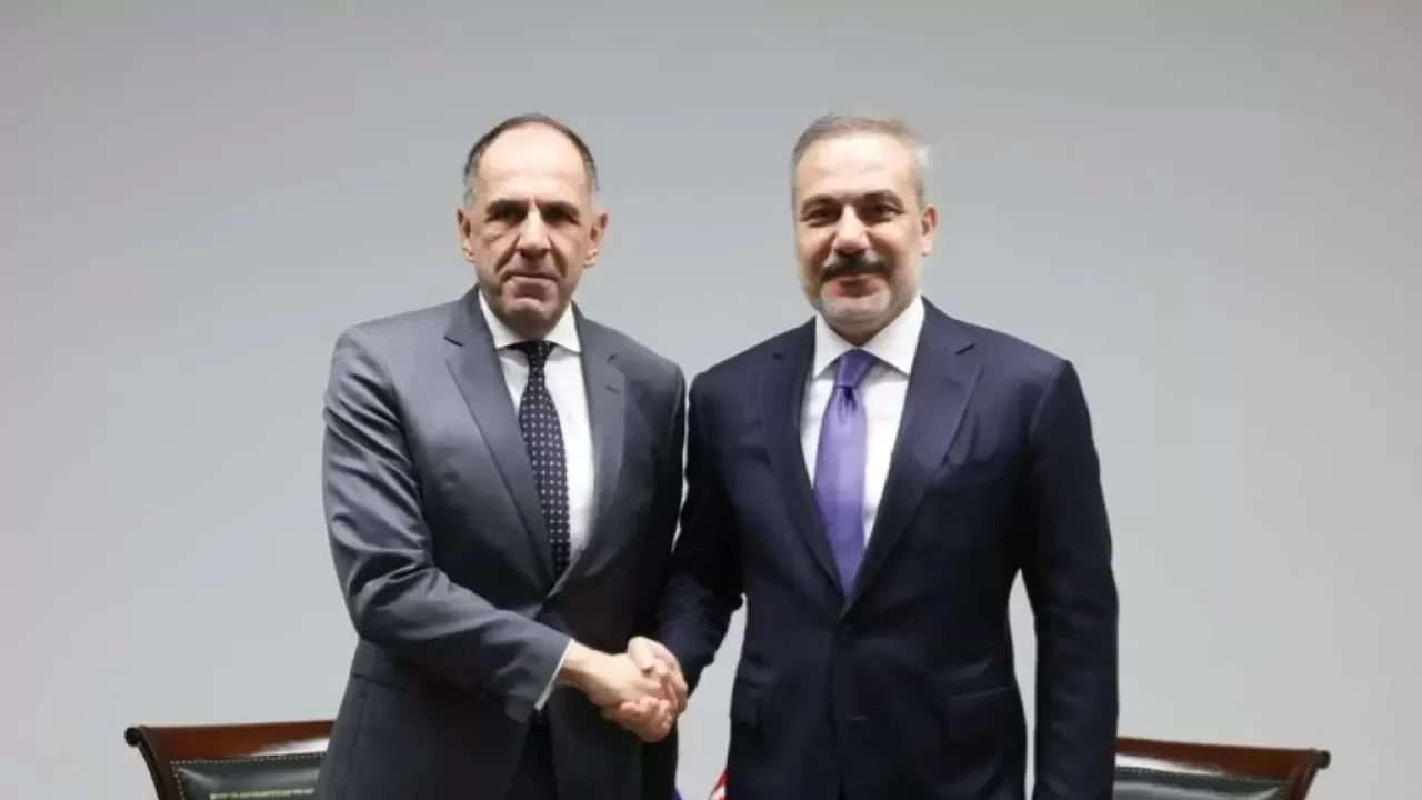 Bakan Fidan, Yunan mevkidaşı Gerapetritis ile bir araya geldi