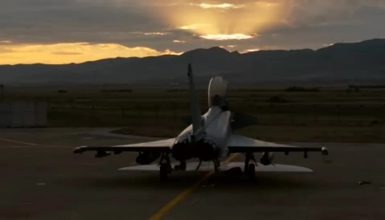 Birleşik Krallık Eurofighter’ları Türkiye’de