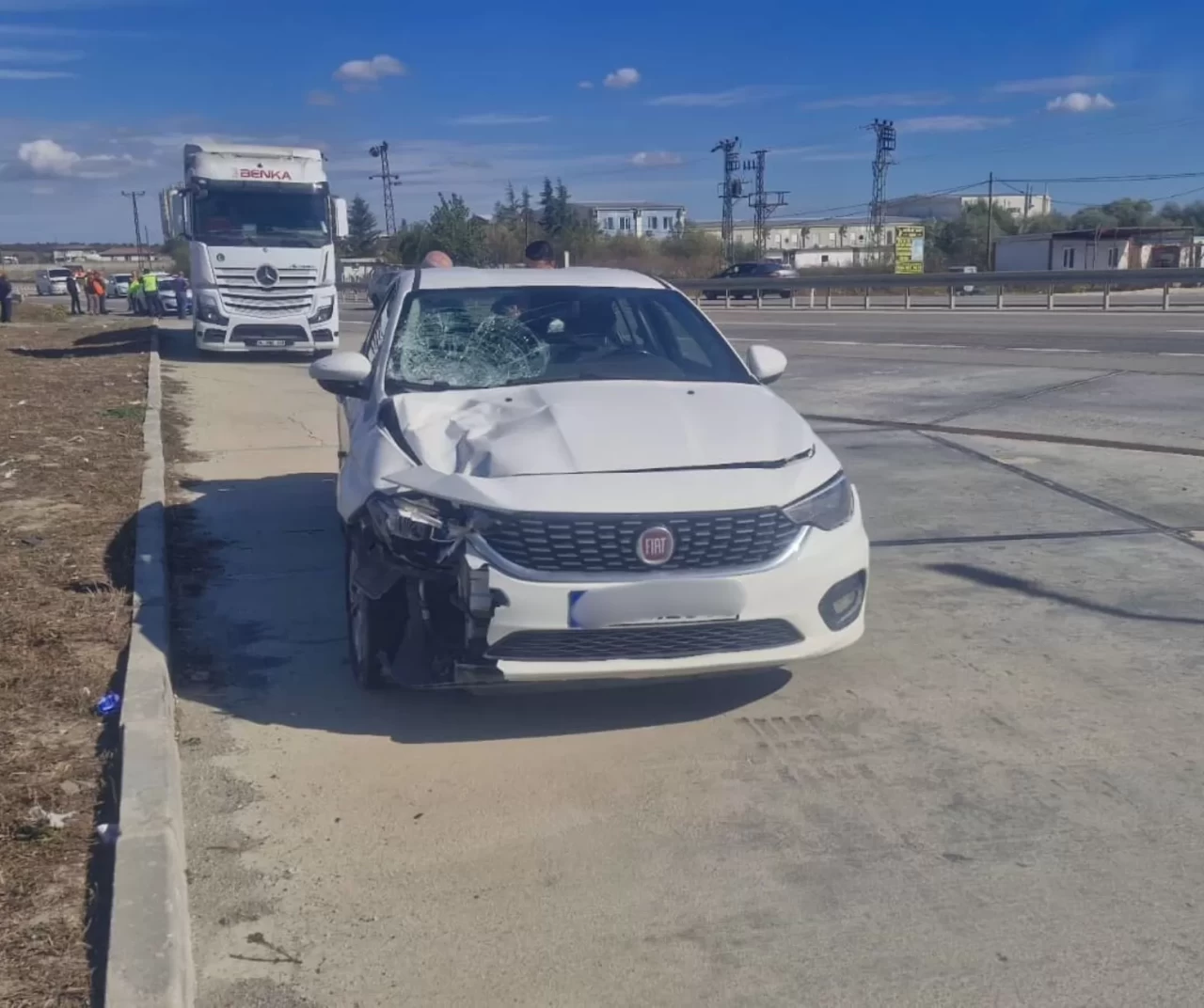 Tekirdağ’da yaya feci şekilde can verdi: Minibüsten inerken otomobil çarptı