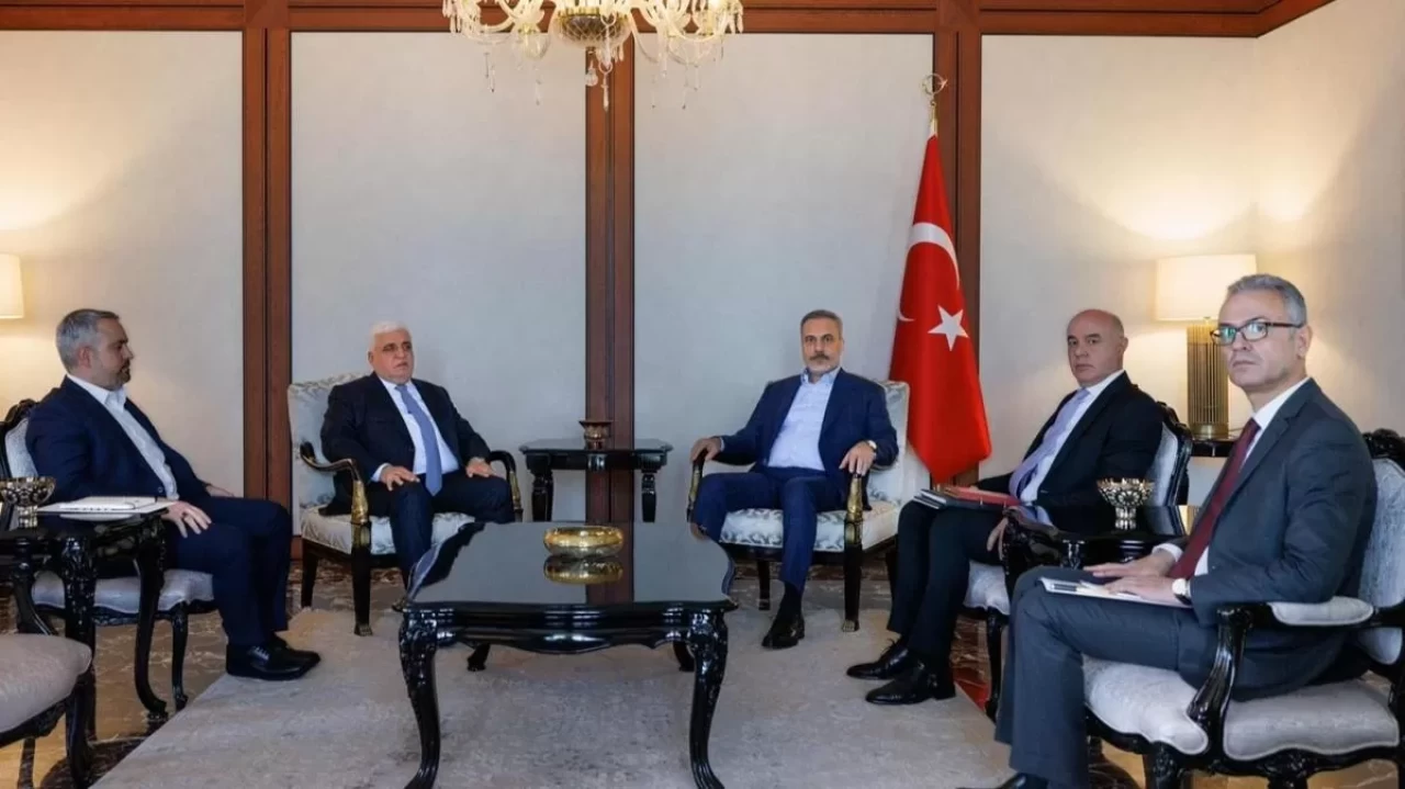 Bakan Fidan, Haşdi Şabi Komisyonu Başkanı el-Feyyad'ı kabul etti