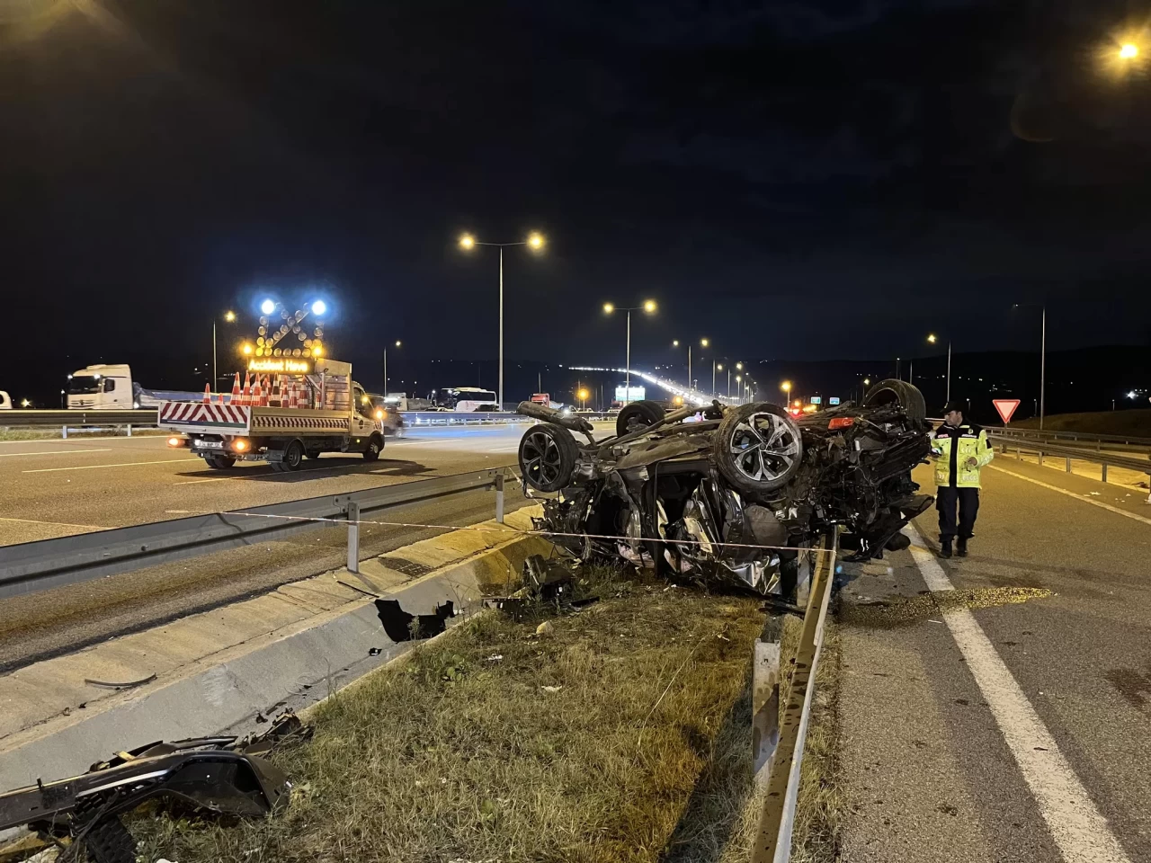 Kuzey Marmara Otoyolu'nda feci kaza: 2 ölü, 5 yaralı
