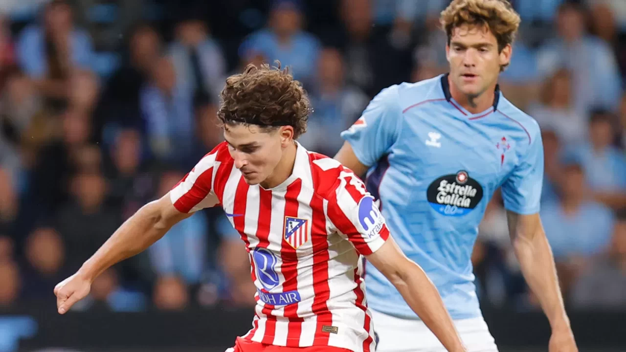 Atletico Madrid 10 kişiyle direndi: La Liga'da Celta Vigo 1-1 Atletico Madrid