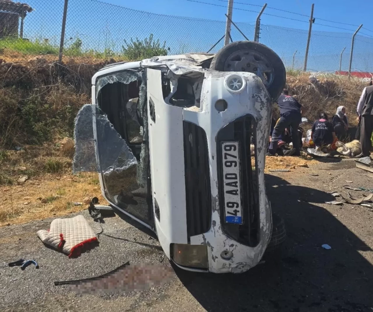 Cizre’de kamyonet ile otomobil çarpıştı: 8 yaralı