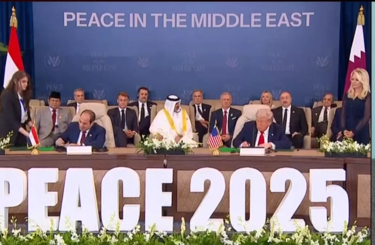 Gazze'de barış için imzalar atıldı! Cumhurbaşkanı Erdoğan ve Liderler Gazze için niyet beyanı imzaladı