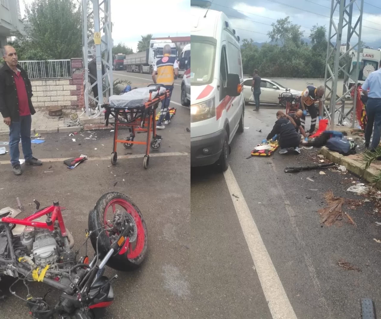 16 yaşındaki gencin kahreden ölümü: Hatay'da servis minibüsü ile motosiklet çarpıştı