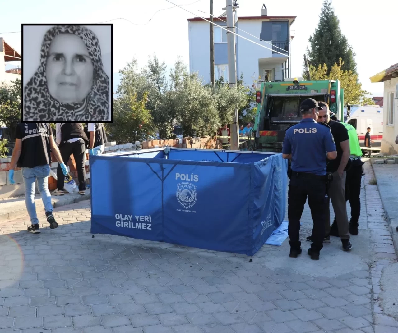 Denizli’de feci kaza: Yaşlı kadın çöp kamyonunun altında metrelerce sürüklendi