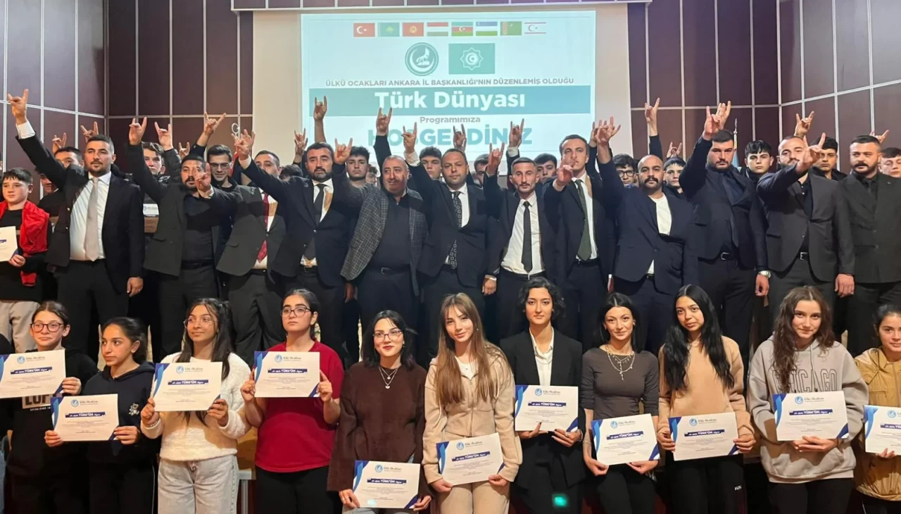 Ülkü Ocakları Ankara İl Başkanlığı’ndan Türk Dünyası etkinliği