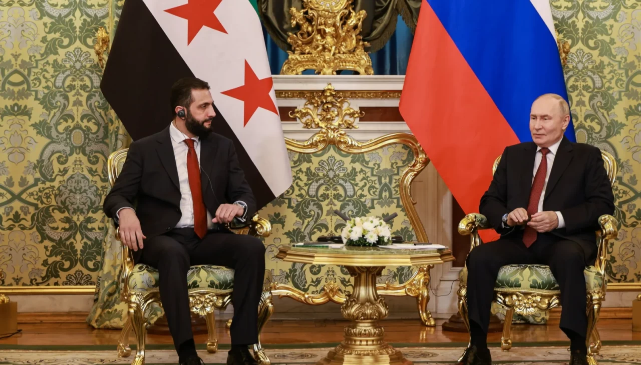 Putin ile Şara, Moskova’da görüştü! Suriye’nin geleceği için Rusya’dan kritik destek