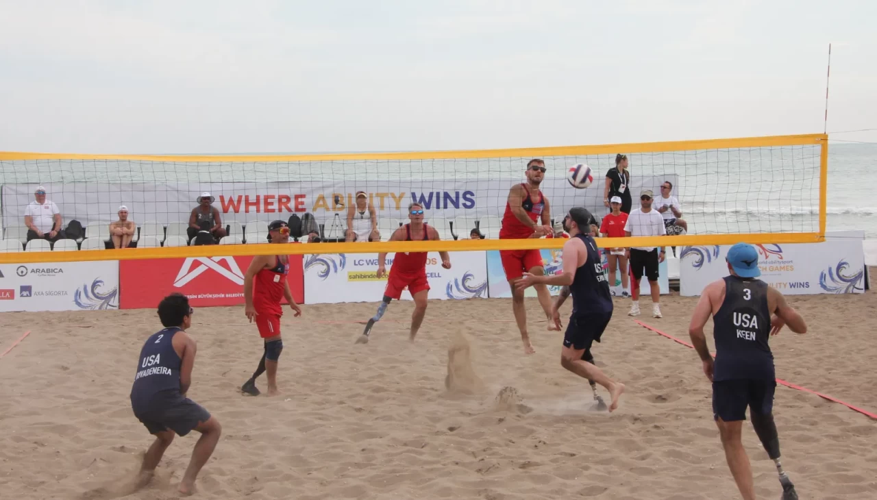 Mersin’de Dünya Bedensel Engelliler Plaj Oyunları’nda ilk gün tamamlandı