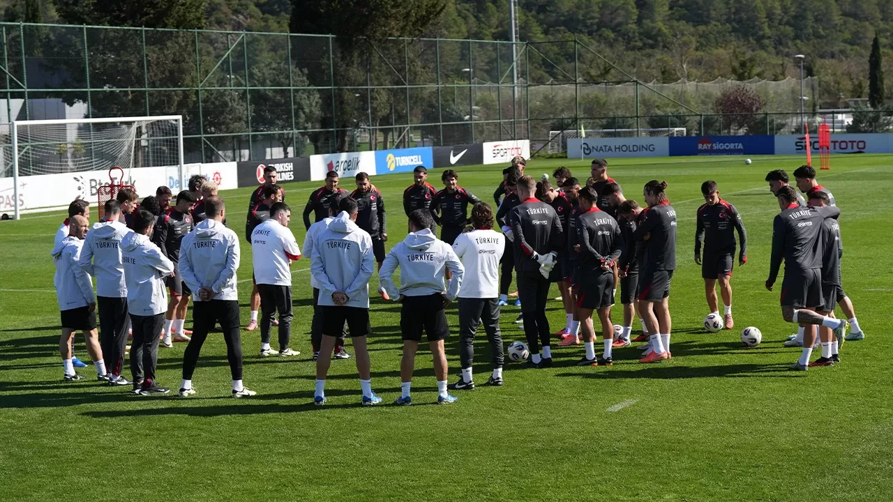 A Milli Takım, Gürcistan maçı hazırlıklarını tamamladı