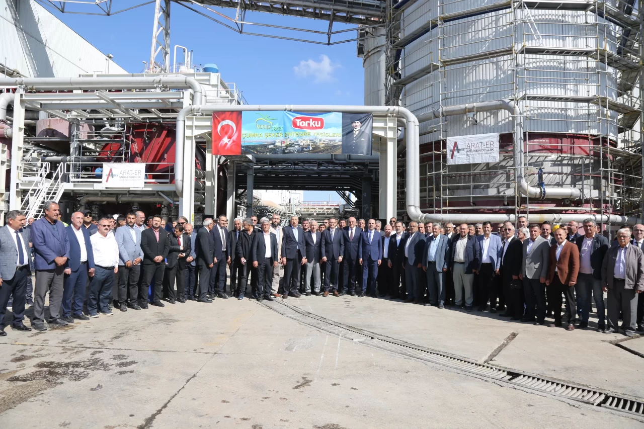 Konya ve Çumra Şeker'de kampanya dönemi başladı