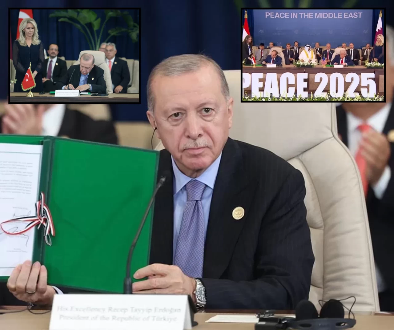 Türkiye, ABD, Mısır ve Katar niyet belgesi imzaladı: "Kalıcı barışın geleceğine kendimizi adıyoruz"