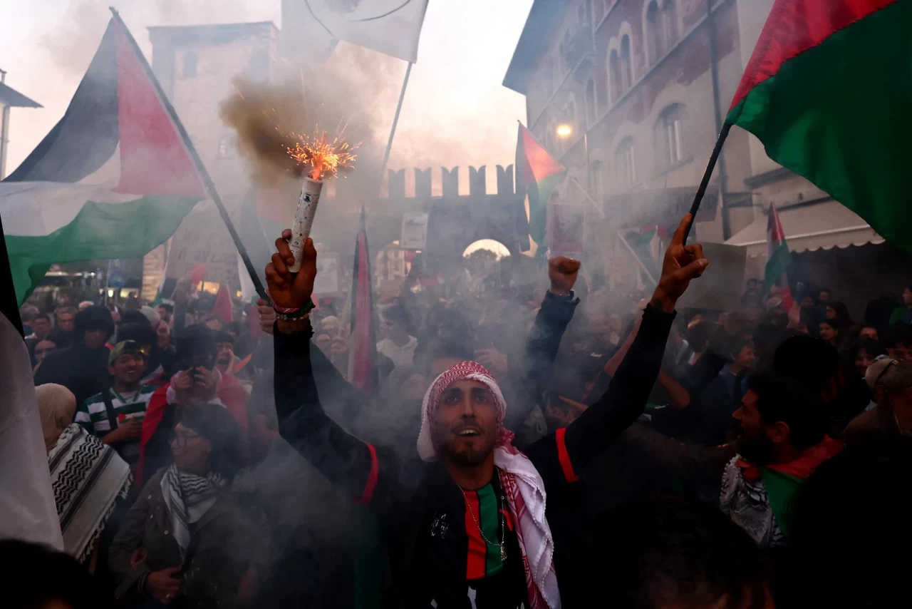 İtalya-İsrail maçına yönelik protestoda 13 kişi yaralandı, 15 kişi gözaltına alındı