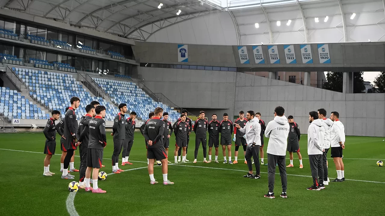 Ümit Milli Takım, Macaristan maçı hazırlıklarını tamamladı