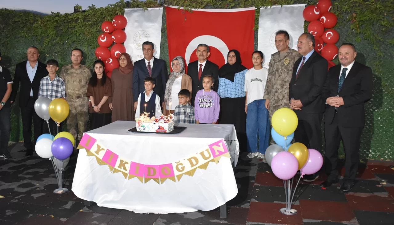 Şırnak'ta şehit çocuklarına doğum günü kutlaması