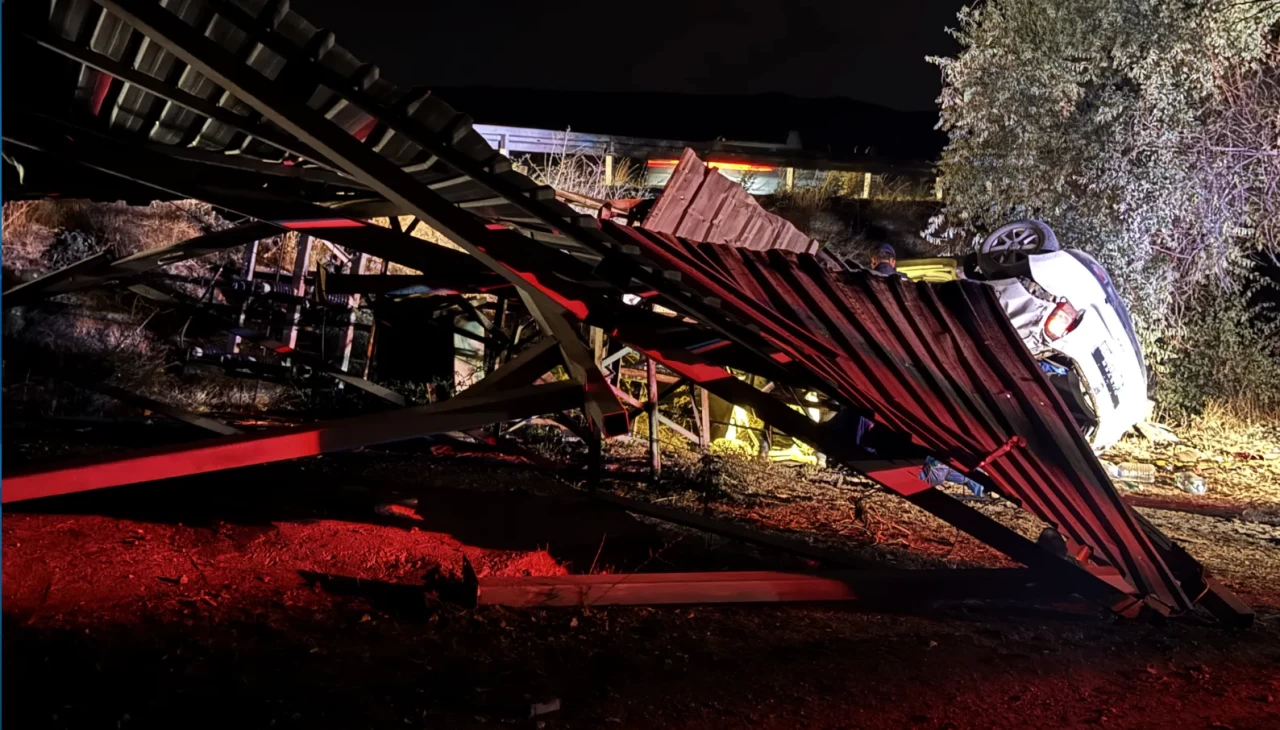 Kayseri’de feci kaza: Otomobil şarampole devrildi, 1 ölü 2 yaralı