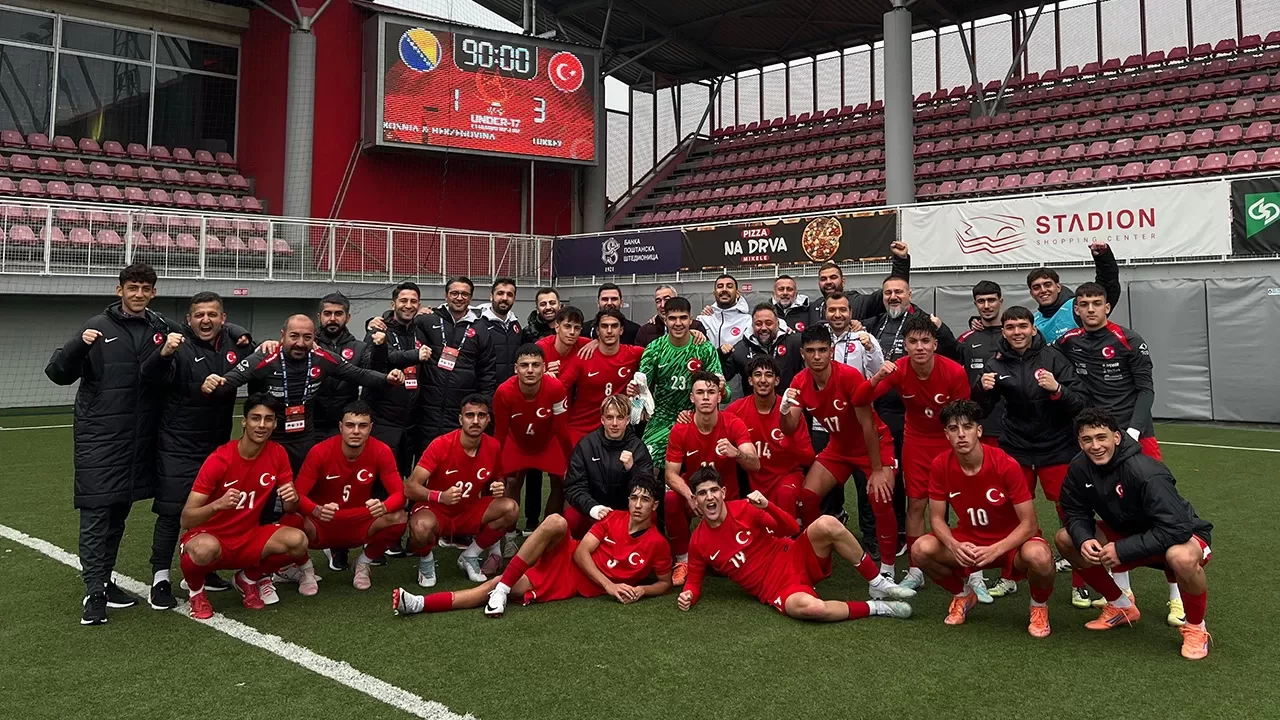 U17 Milli Takımı, Avrupa Şampiyonası elemelerinde Bosna Hersek’i 3-1 mağlup etti