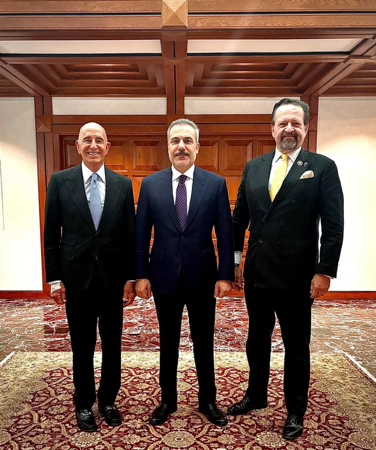 Bakan Fidan, ABD Büyükelçisi Barrack ve Trump Danışmanı Gorka ile Ankara’da bir araya geldi