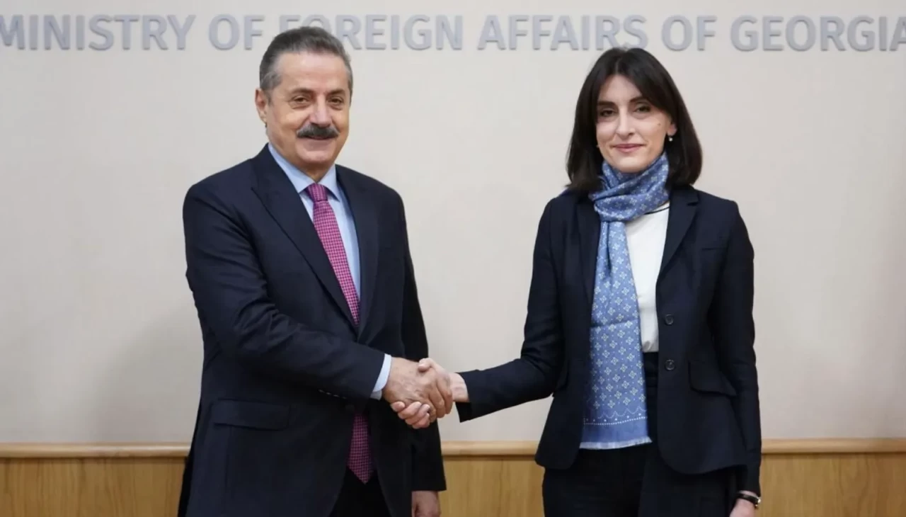 Gürcistan Dışişleri Bakanı Botchorishvili, TBMM dostluk grubu heyetini Tiflis’te kabul etti