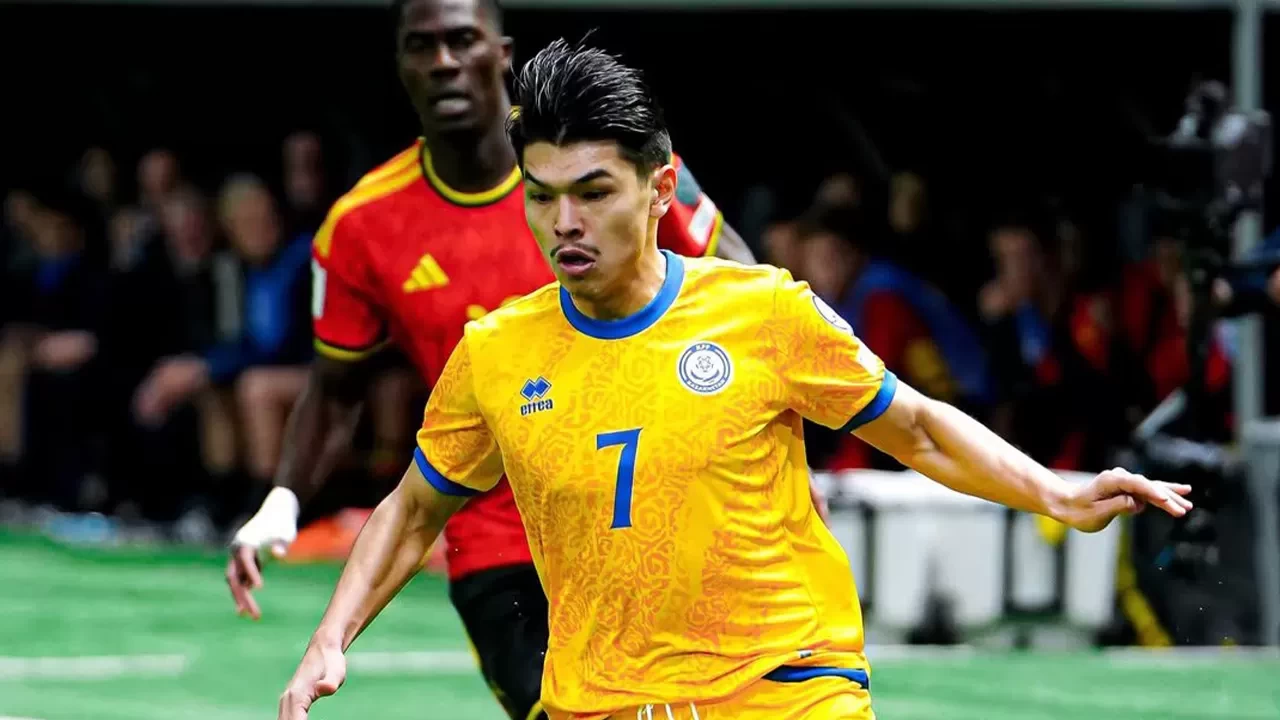 10 kişi kalan Kazakistan'dan Belçika'ya çelme | Kazakistan 1-1 Belçika