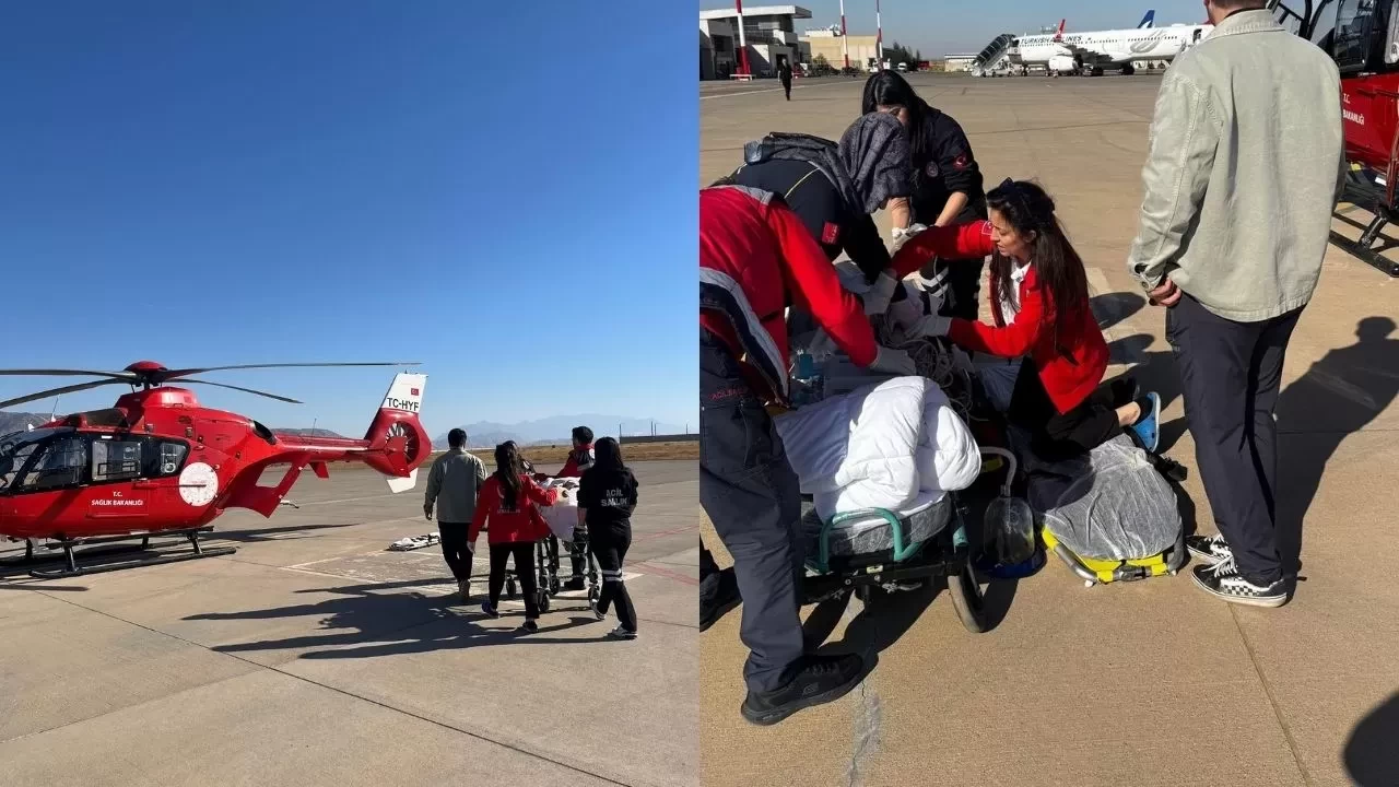 Şırnak’ta 16 yaşındaki hasta helikopter ambulansla Elazığ’a sevk edildi!