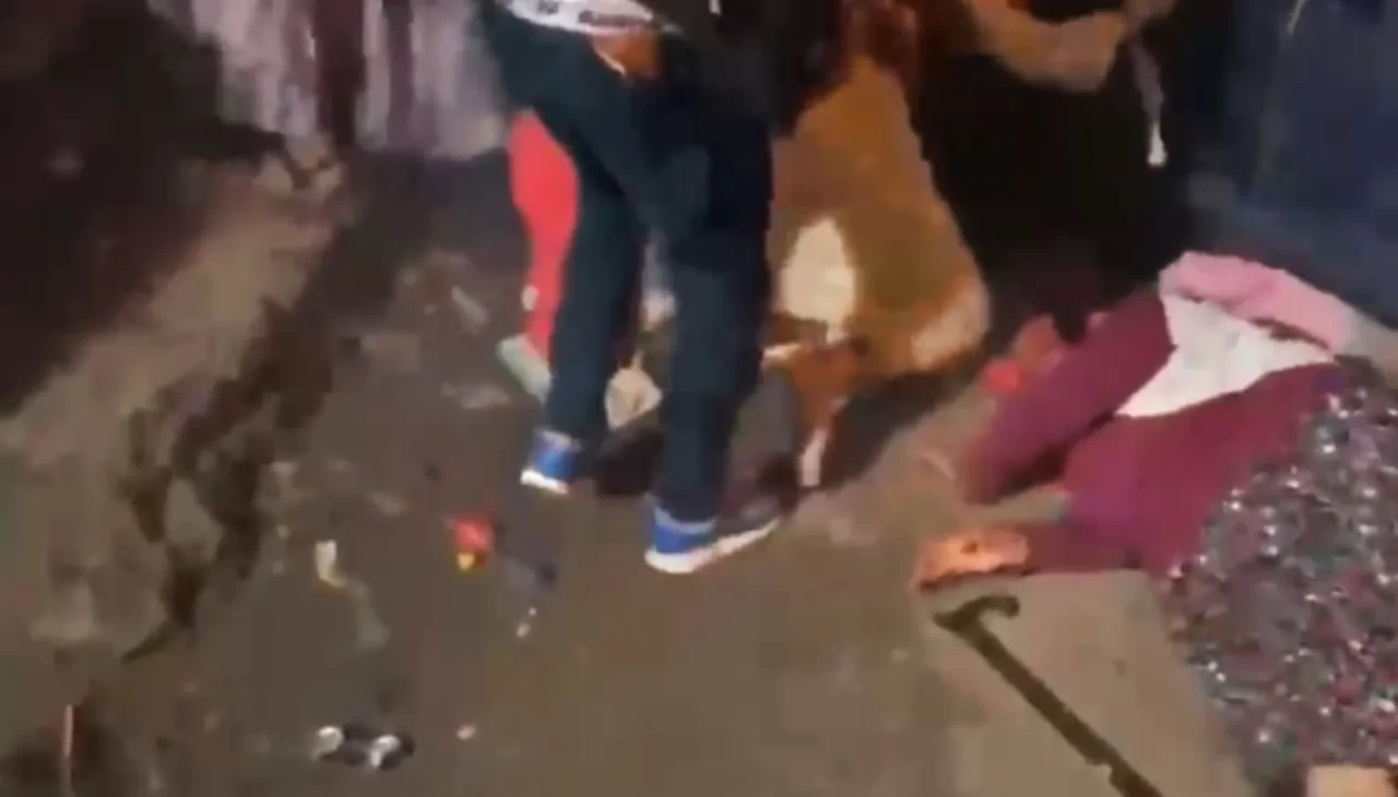 Düğünde korku dolu anlar