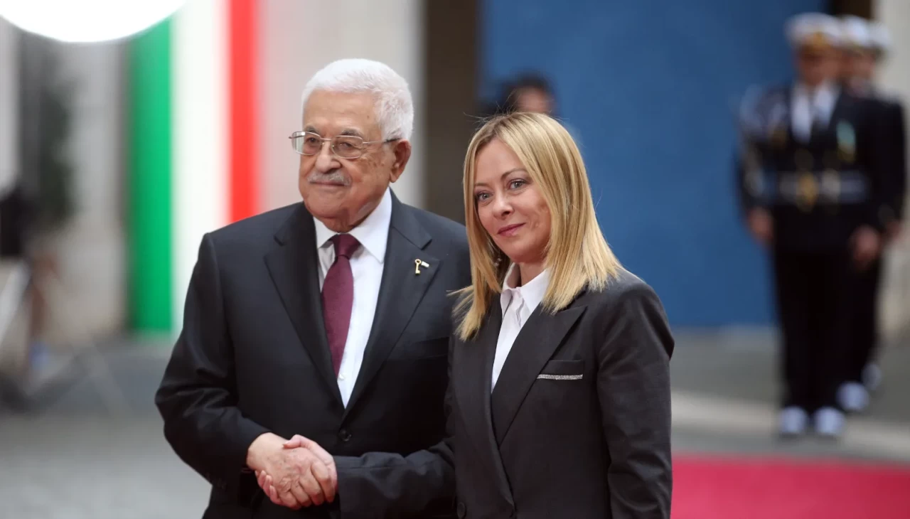 İtalya Başbakanı Meloni, Filistin lideri Abbas’ı Roma’da karşıladı