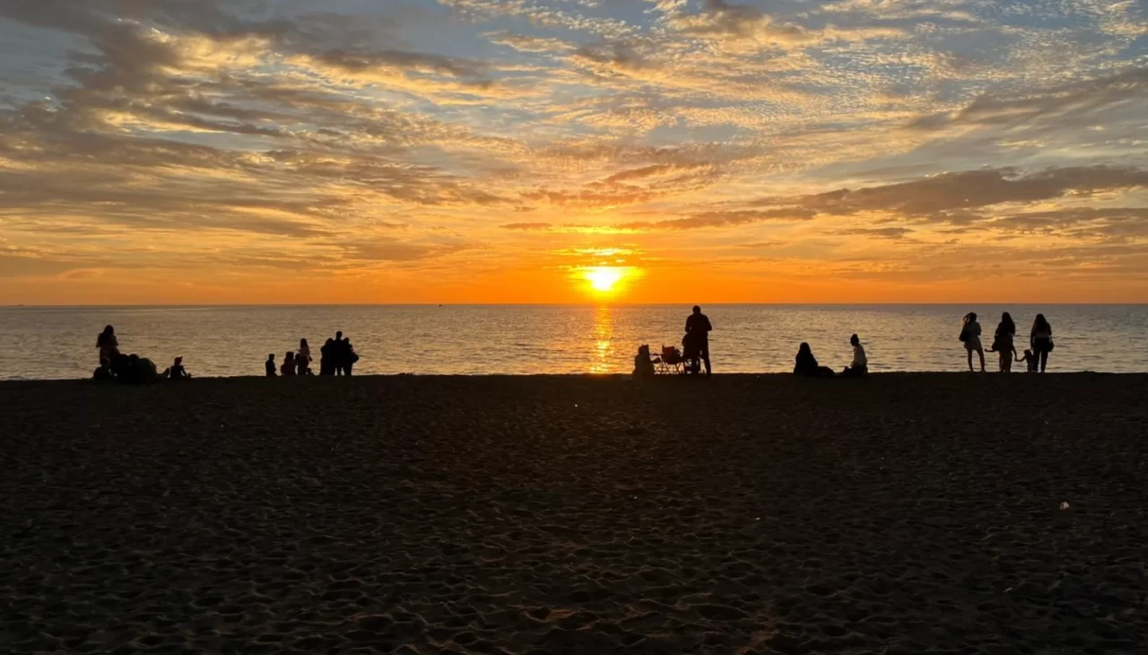 Hatay Samandağ’da gün batımı büyüledi