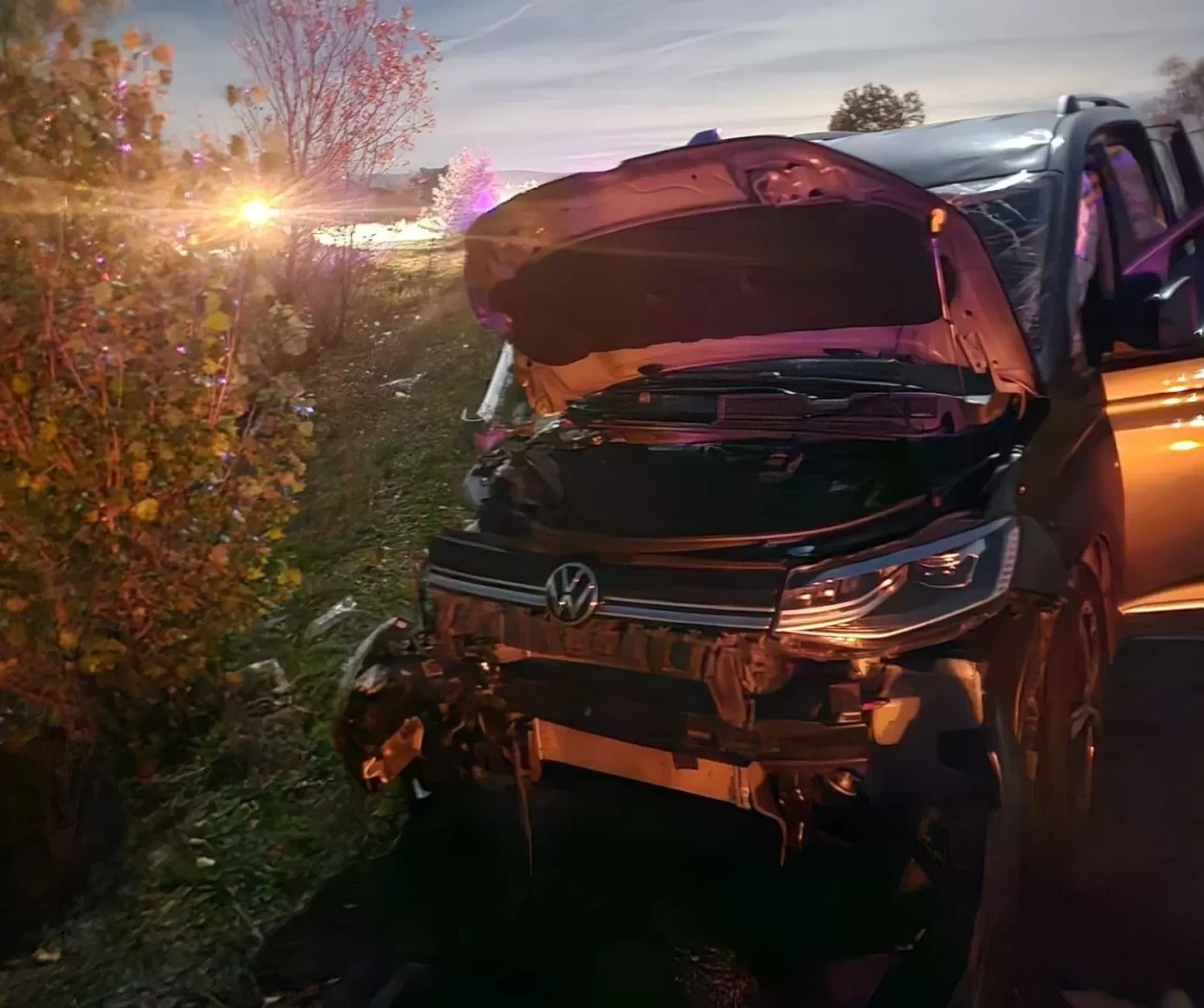 Bolu’da traktörle hafif ticari araç çarpıştı: 5 yaralı