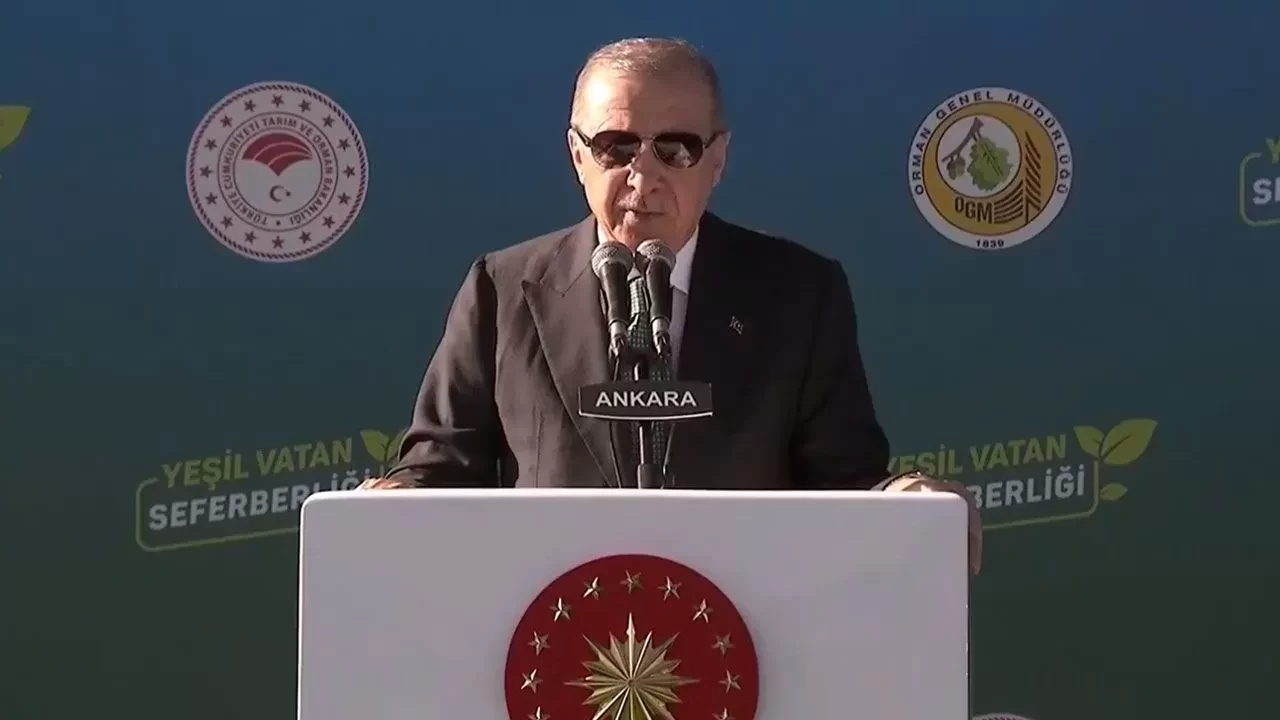 Cumhurbaşkanı Erdoğan'dan ''Yeşil Vatan'' vurgusu: 7.5 milyar fidanı toprakla buluşturduk