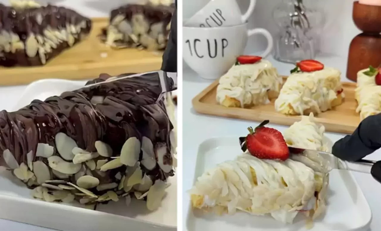 Her Lokmada Lezzet Patlaması! Porsiyonluk Çikolata Dolgulu Kek Tarifi