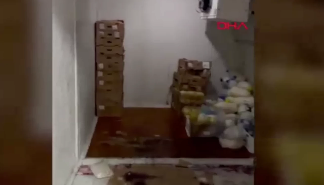 Gökçeada’da şarküteriye hijyen baskını: 2 tona yakın bozuk ürün imha edildi