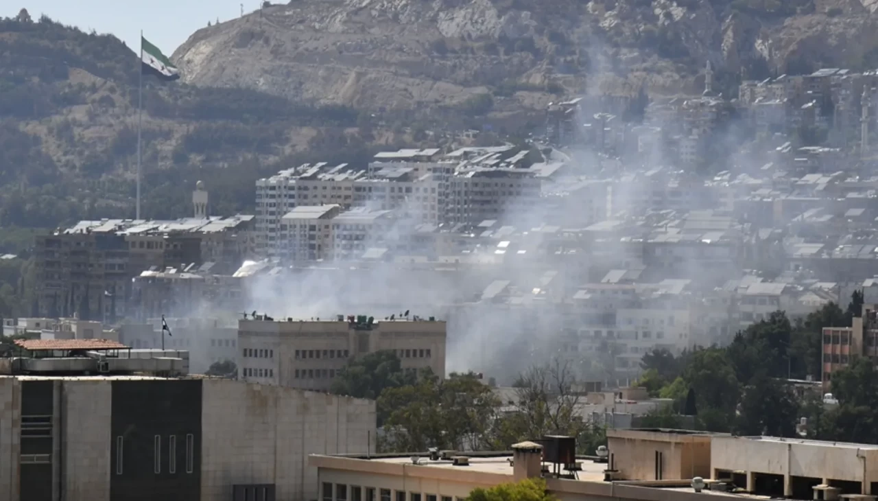 Suriye'nin başkenti Şam'a füzeli saldırı düzenlendi