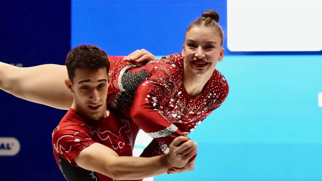 Milli Aerobik Cimnastikçiler Avrupa Şampiyonası’nda finale yükseldi