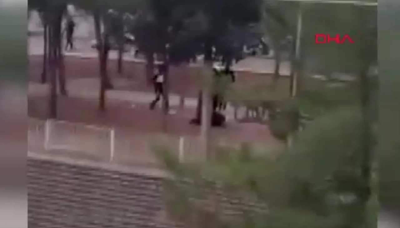 Gaziantep’te eşini öldüren zanlının yakalanma anları kameraya yansıdı