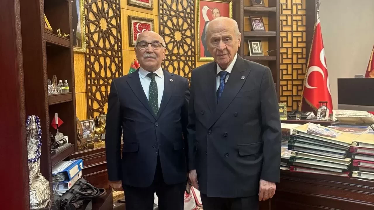 MHP’li Yusuf Çomu’dan MHP Lideri Devlet Bahçeli’ye anlamlı ziyaret