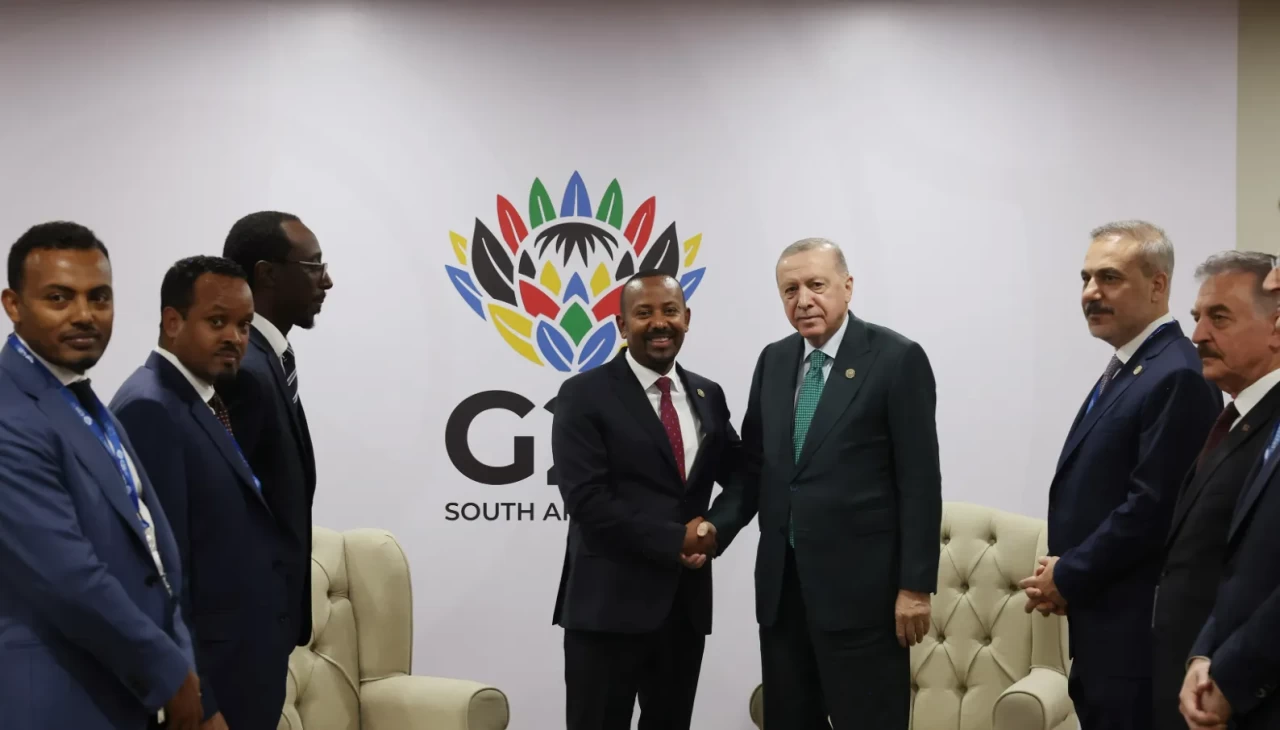 Cumhurbaşkanı Erdoğan, Etiyopya Başbakanı Ali'yi kabul etti