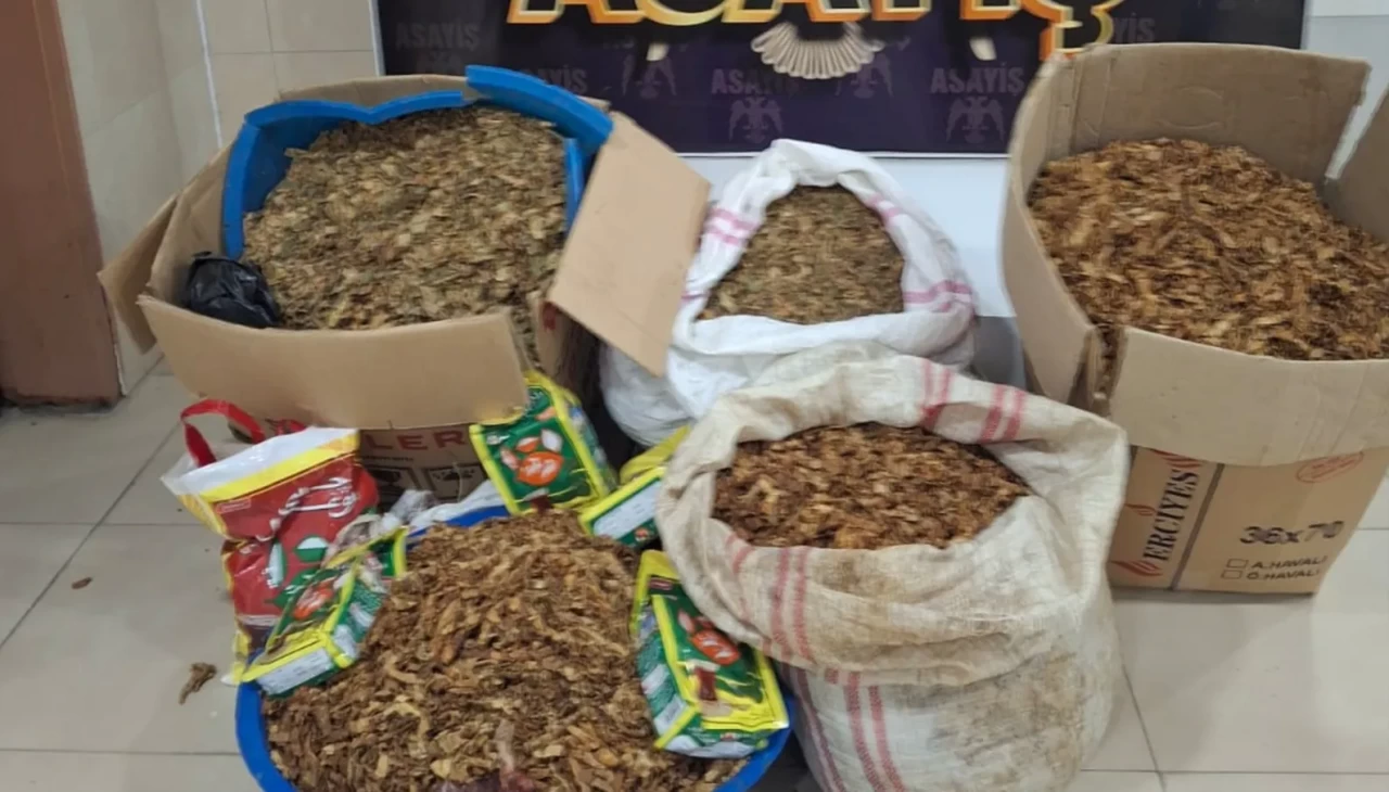 Samandağ’da kaçak tütün operasyonu: 270 kilo tütün ve kaçak çay ele geçirildi