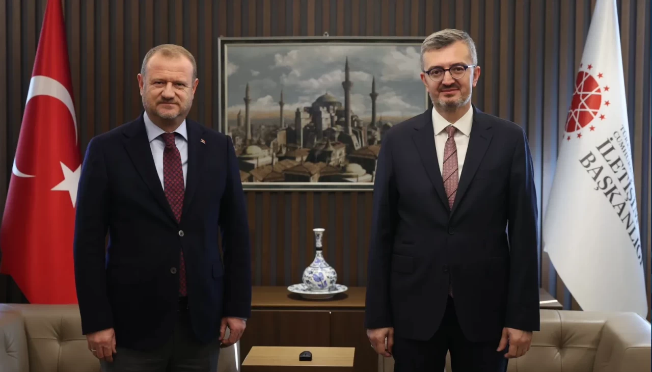 RTÜK Başkanı Mehmet Daniş’ten İletişim Başkanı Burhanettin Duran’a ziyaret