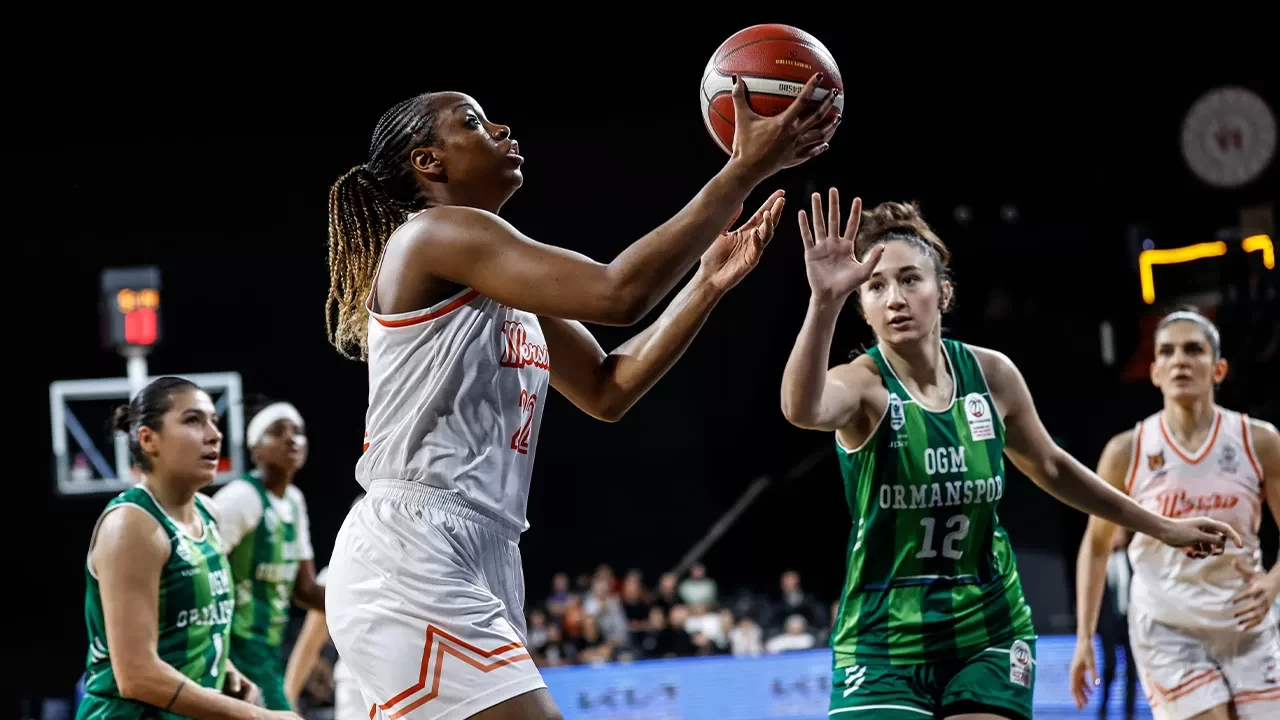 ÇBK Mersin, OGM Ormanspor'u farklı geçti | Kadınlar Basketbol Süper Ligi'nde ÇBK Mersin 80-63 OGM Ormanspor
