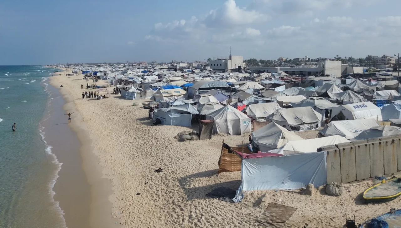 Kış yaklaşırken çadırlarda yaşayan Filistinlilerin endişesi artıyor