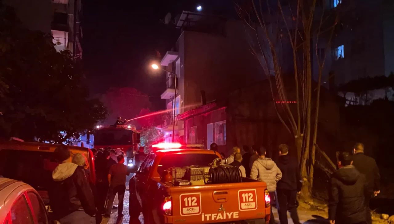 Aydın'da çıkan yangında yaşlı kadın evsiz kaldı