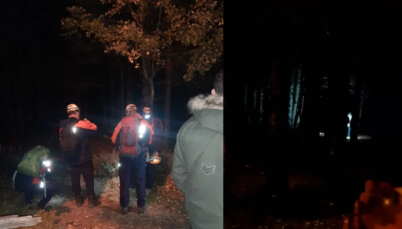 Uludağ'da ormanda kaybolan 4 gençten haber geldi