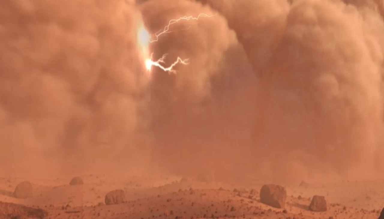Mars'ta ilk kez şimşek ve gök gürültüsü kaydedildi