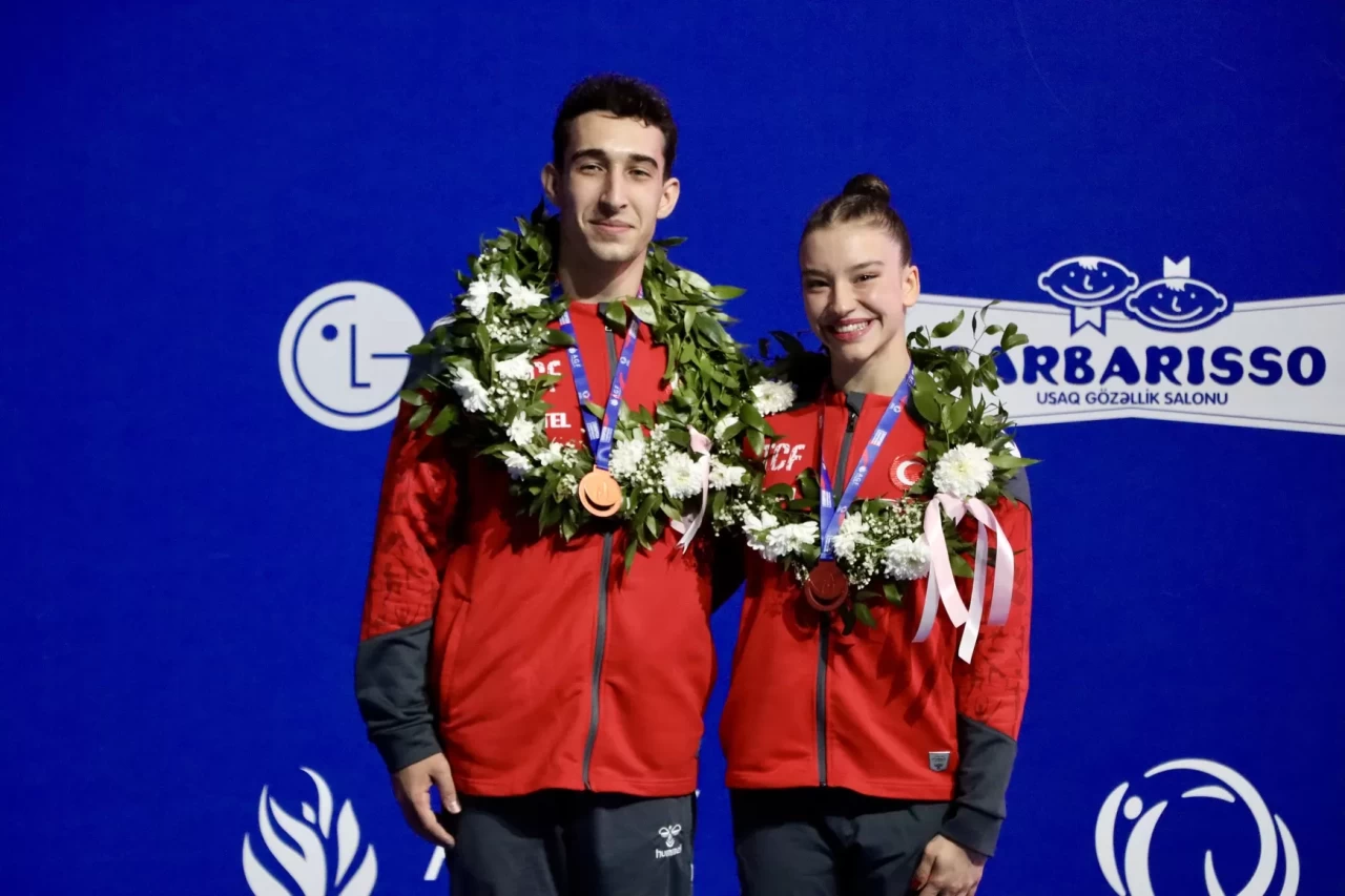 Milli aerobik cimnastikçiler, Avrupa Şampiyonası'nda 2 madalya kazandı