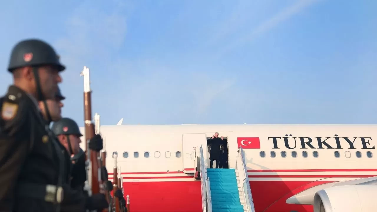 Cumhurbaşkanı Erdoğan, Azerbaycan'a gitti