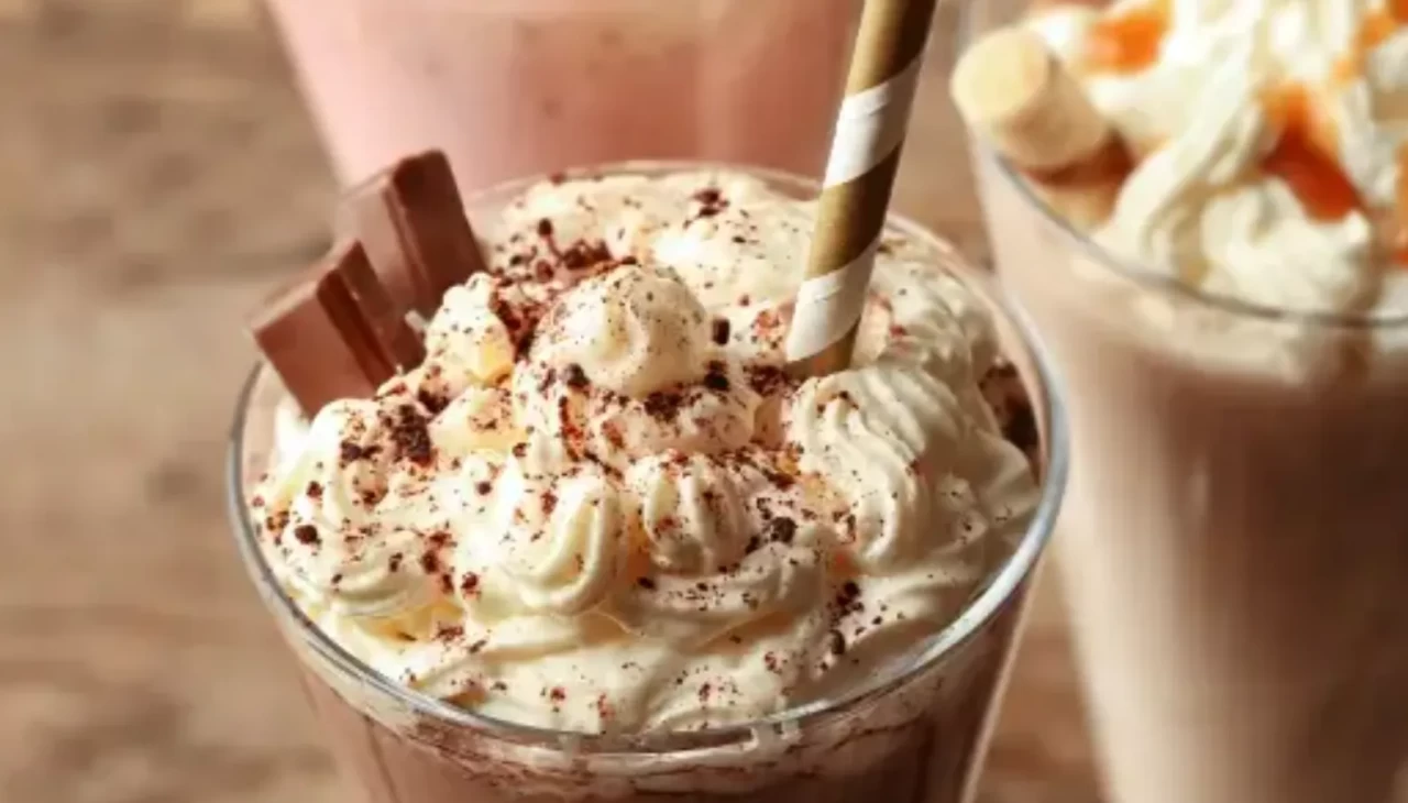 Sadece 5 dakikada hazırlanan çikolatalı milkshake tarifi